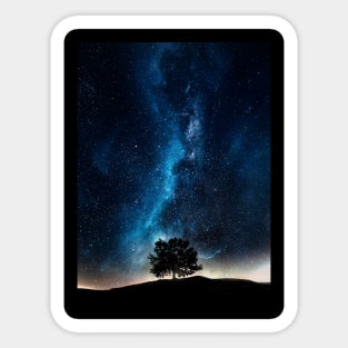 Night tree Sticker